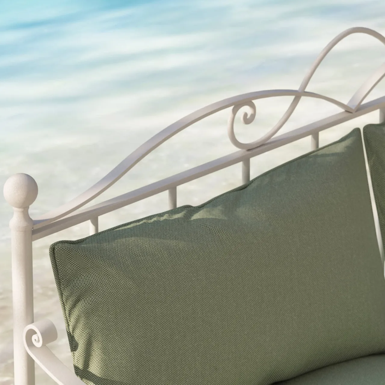 Galbiati Fratelli Outdoor Sofas & Benches<Lir 2-Seater Light-Blue Sofa