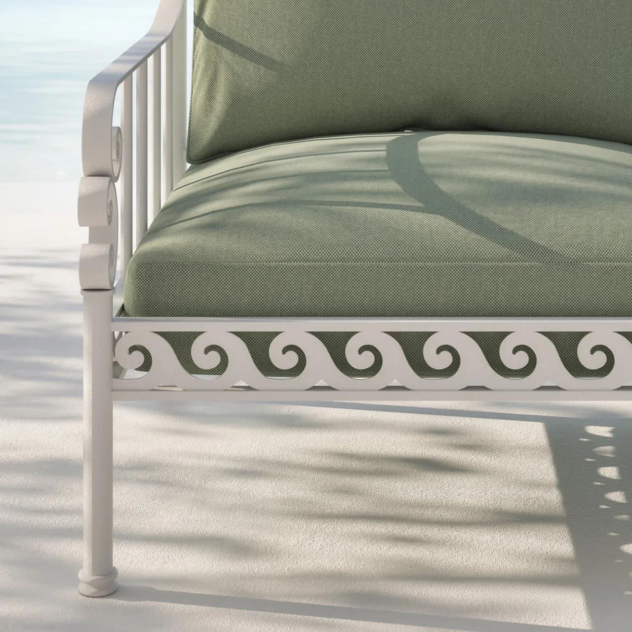 Galbiati Fratelli Outdoor Sofas & Benches<Lir 2-Seater Light-Blue Sofa