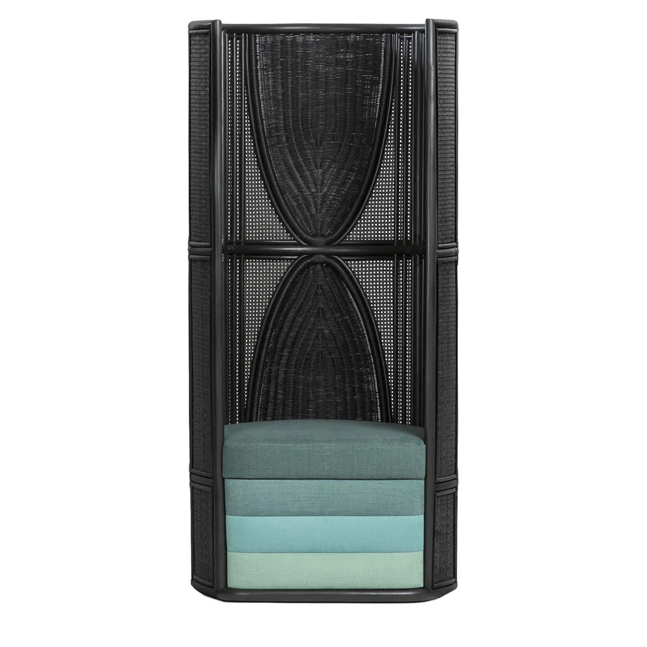 Bottega Intreccio Armchairs<Lisetta Tall Black Armchair By Elena Salmistraro