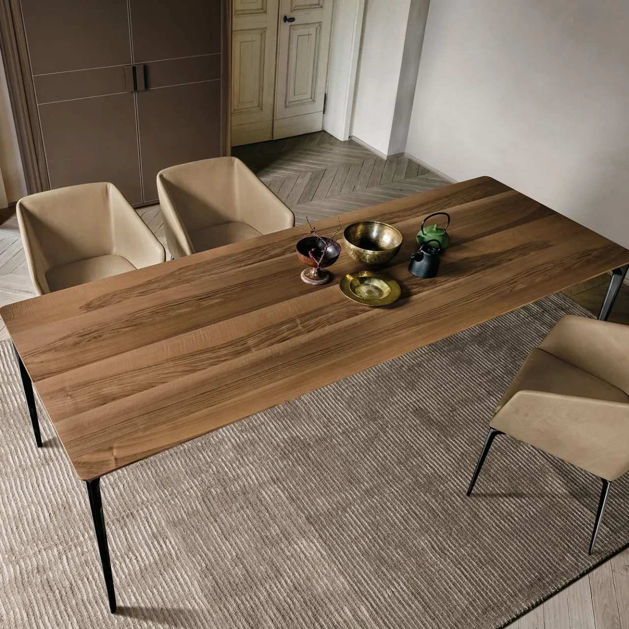 Alivar Dining Tables<Liuto Rectangular Durmast Table by Giuseppe Bavuso