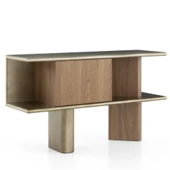 Morica Design Sideboards Buffets<Living Canaletto Walnut Bronze Small Sideboard
