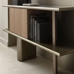 Morica Design Sideboards Buffets<Living Canaletto Walnut Bronze Small Sideboard