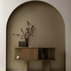 Morica Design Sideboards Buffets<Living Canaletto Walnut Bronze Small Sideboard