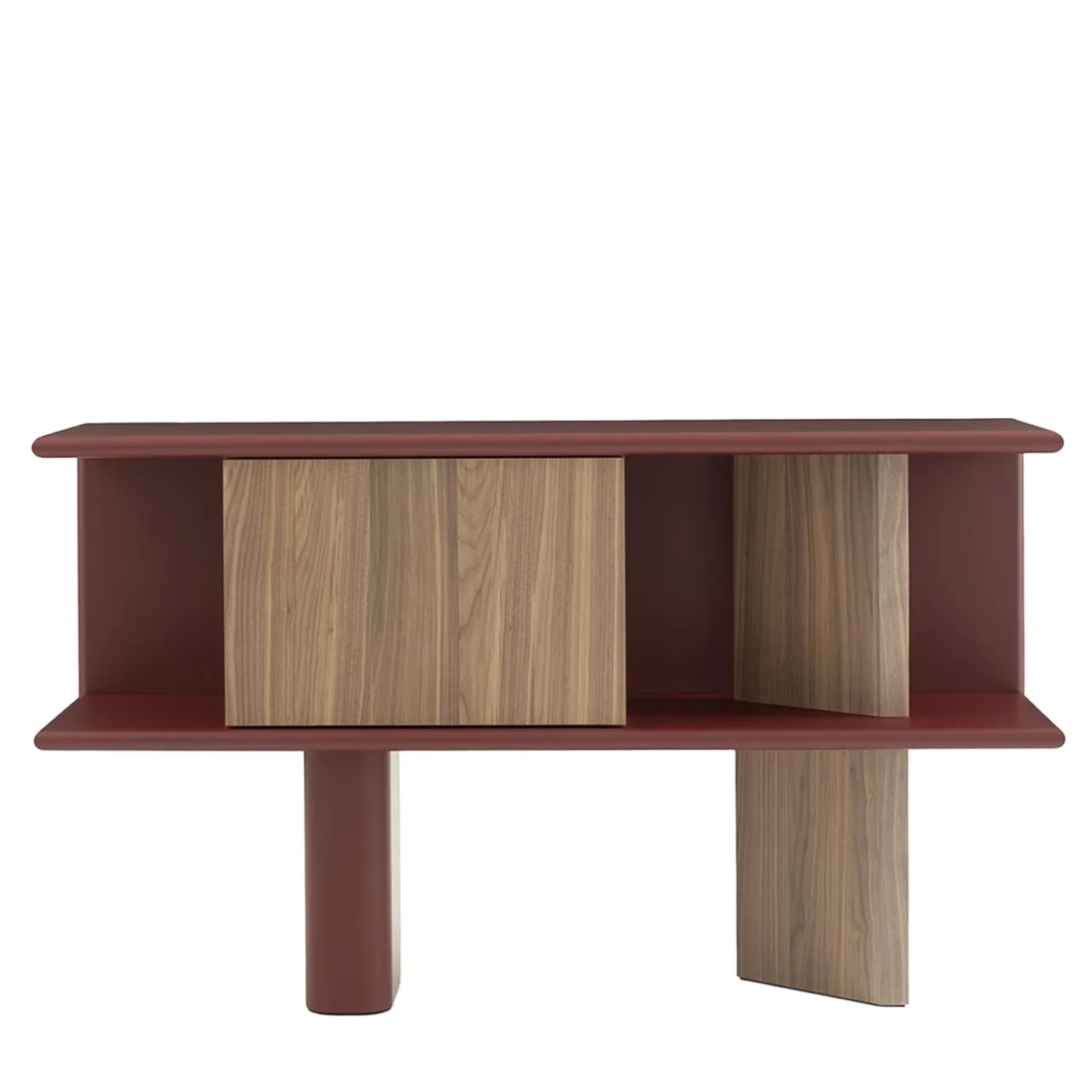 Morica Design Sideboards Buffets<Living Canaletto Walnut Red Small Sideboard