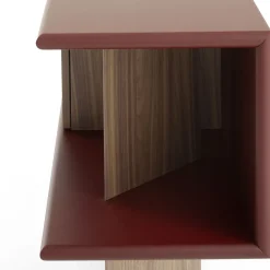 Morica Design Sideboards Buffets<Living Canaletto Walnut Red Small Sideboard