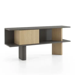 Morica Design Sideboards Buffets<Living Oak Wood Gray Medium Sideboard