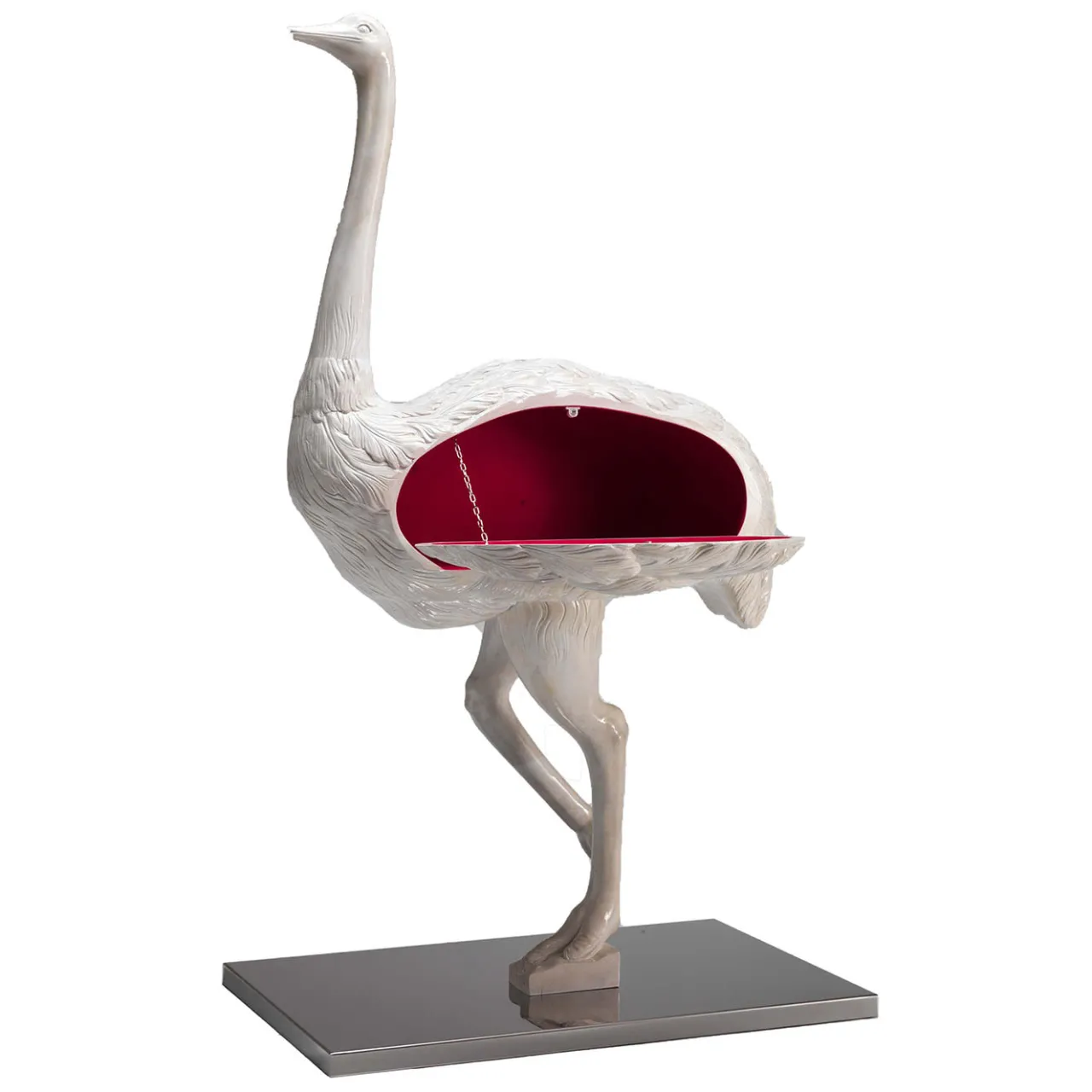 Fratelli Boffi Bar Cabinets<Lizzy Ostrich Cabinet Designed By Piero Manara
