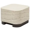 Giobagnara Side Tables<Lloyd Travertine Marble Round Walnut Modern Side Table
