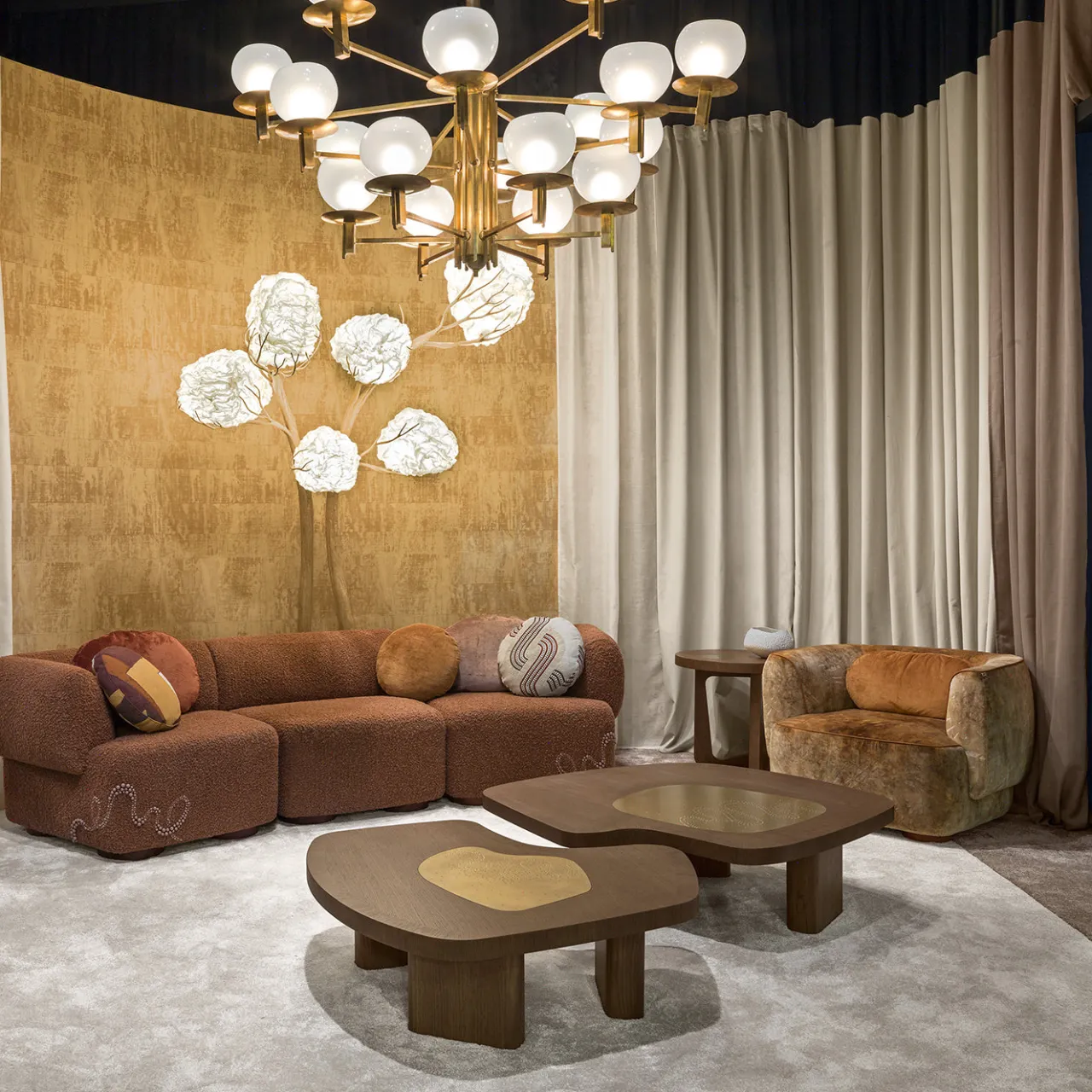 Chiara Provasi Armchairs<Lobby Velvet Brown Armchair