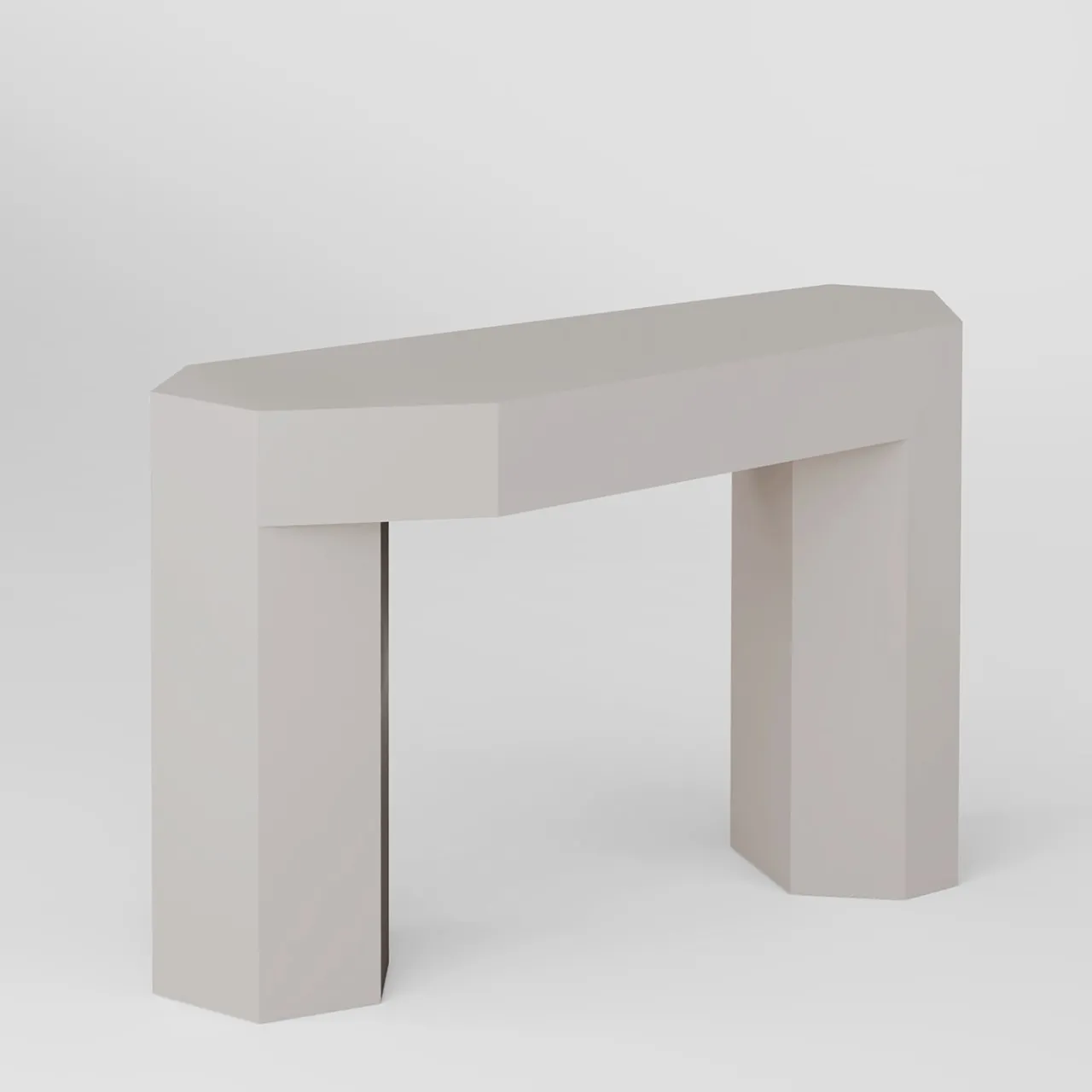 Secolo Consoles<Lock Glossy Tortora Wood Console