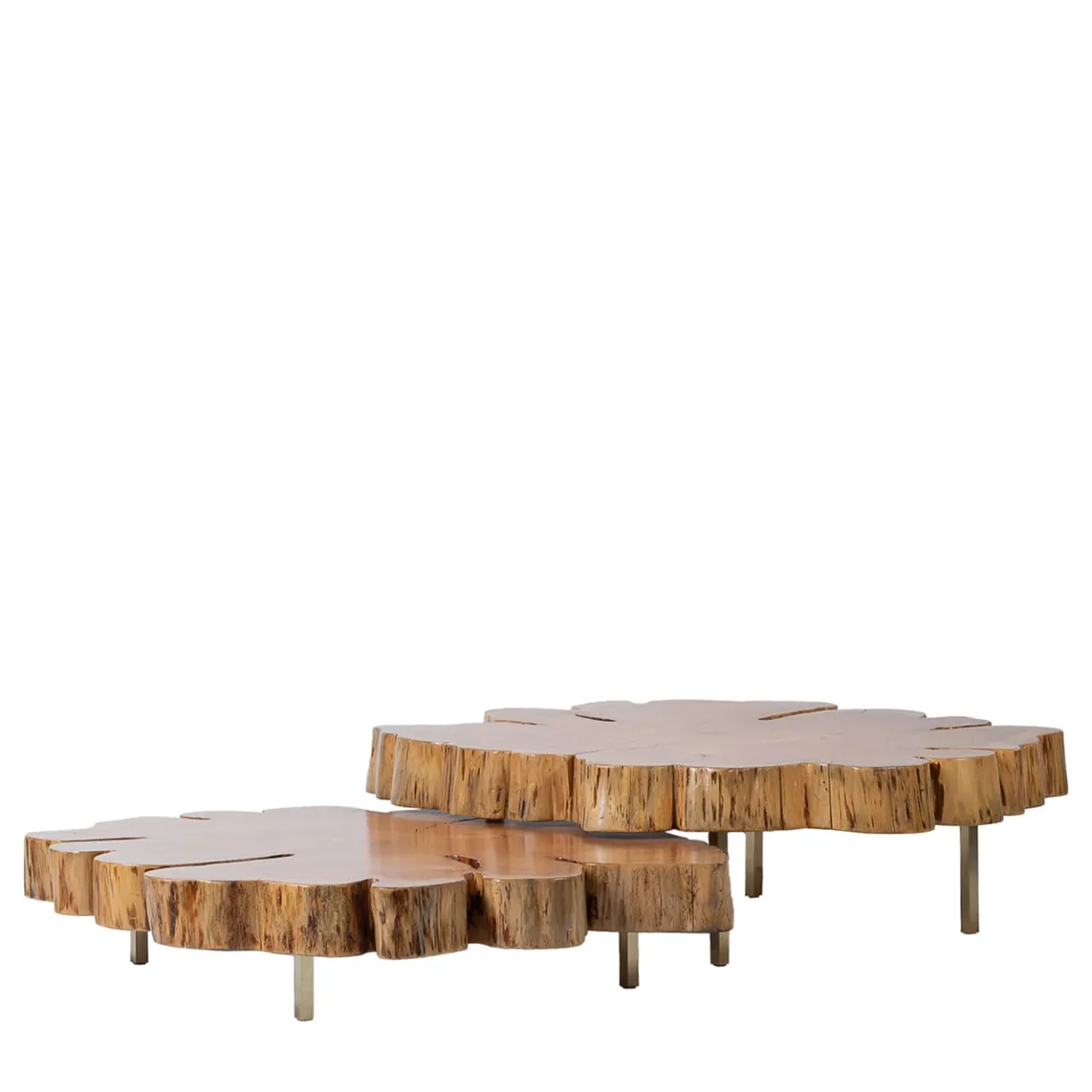 Omnibus Design Nesting Tables<Locum I Set of 2 Brown Coffee Tables