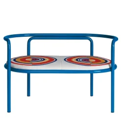 Exteta Outdoor Sofas & Benches<Locus Solus Blue Loveseat by Gae Aulenti