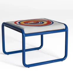 Exteta Outdoor Chairs & Stools<Locus Solus Blue Pouf by Gae Aulenti