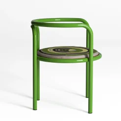 Exteta Outdoor Chairs & Stools<Locus Solus Green Chair by Gae Aulenti