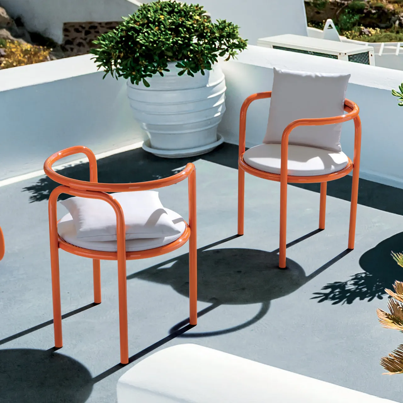 Exteta Outdoor Chairs & Stools<Locus Solus Orange Chair by Gae Aulenti