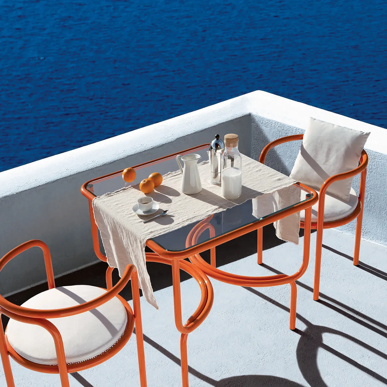 Exteta Outdoor Chairs & Stools<Locus Solus Orange Chair by Gae Aulenti