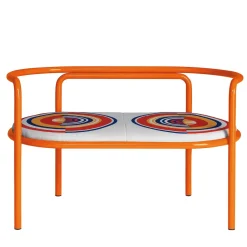 Exteta Outdoor Sofas & Benches<Locus Solus Orange Loveseat by Gae Aulenti