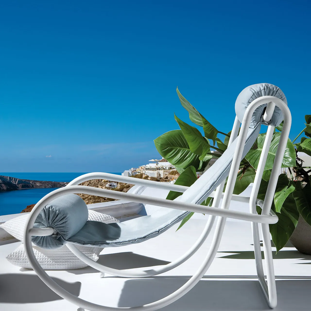 Exteta Outdoor Armchairs<Locus Solus White Armchair by Gae Aulenti