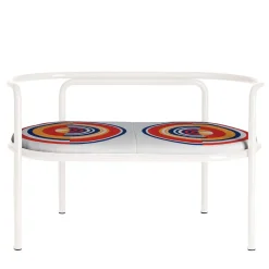 Exteta Outdoor Sofas & Benches<Locus Solus White Loveseat by Gae Aulenti