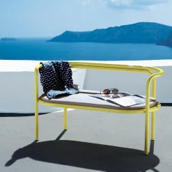 Exteta Outdoor Sofas & Benches<Locus Solus Yellow Loveseat by Gae Aulenti