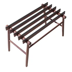 Internoitaliano Benches<Lodi Walnut Luggage Rack by Giulio Iacchetti