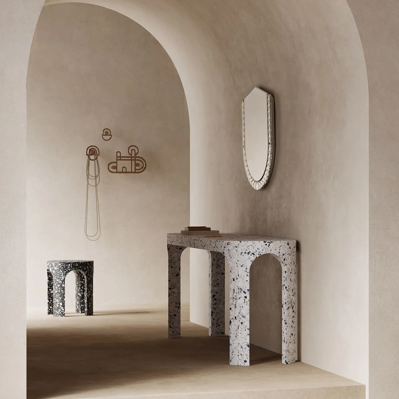 Portego Consoles<Loggia White Console