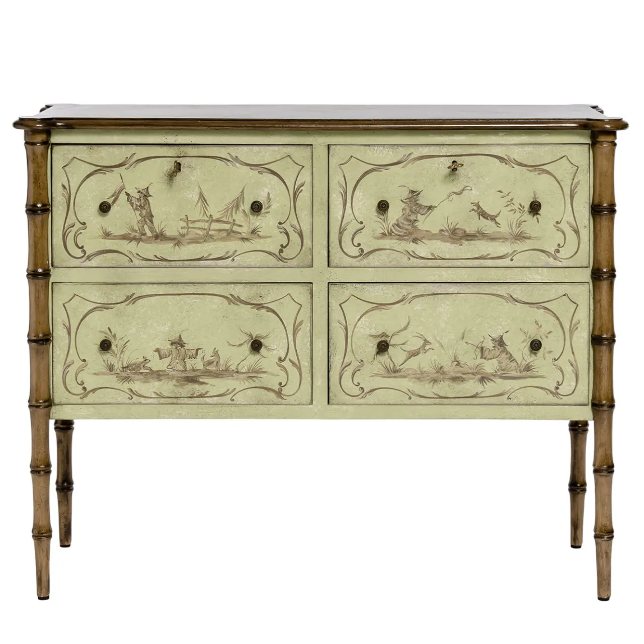 Porte Italia Dressers<Lombardia Green Dresser
