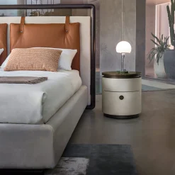 ReDéco Nightstands<Loop Night Table with Metal Top