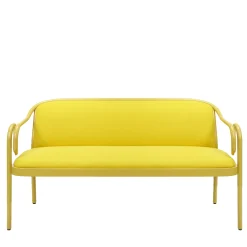 Gebrüder Thonet Vienna GmbH (GTV) – Wiener GTV Design Benches<Loop Yellow Banquette by India Mahdavi