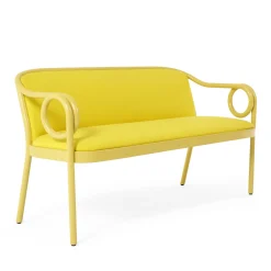 Gebrüder Thonet Vienna GmbH (GTV) – Wiener GTV Design Benches<Loop Yellow Banquette by India Mahdavi