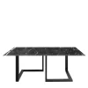 La Sartoria del Marmo by Lombardi Marmi Dining Tables<Loreto Black Marquinia Dining Table