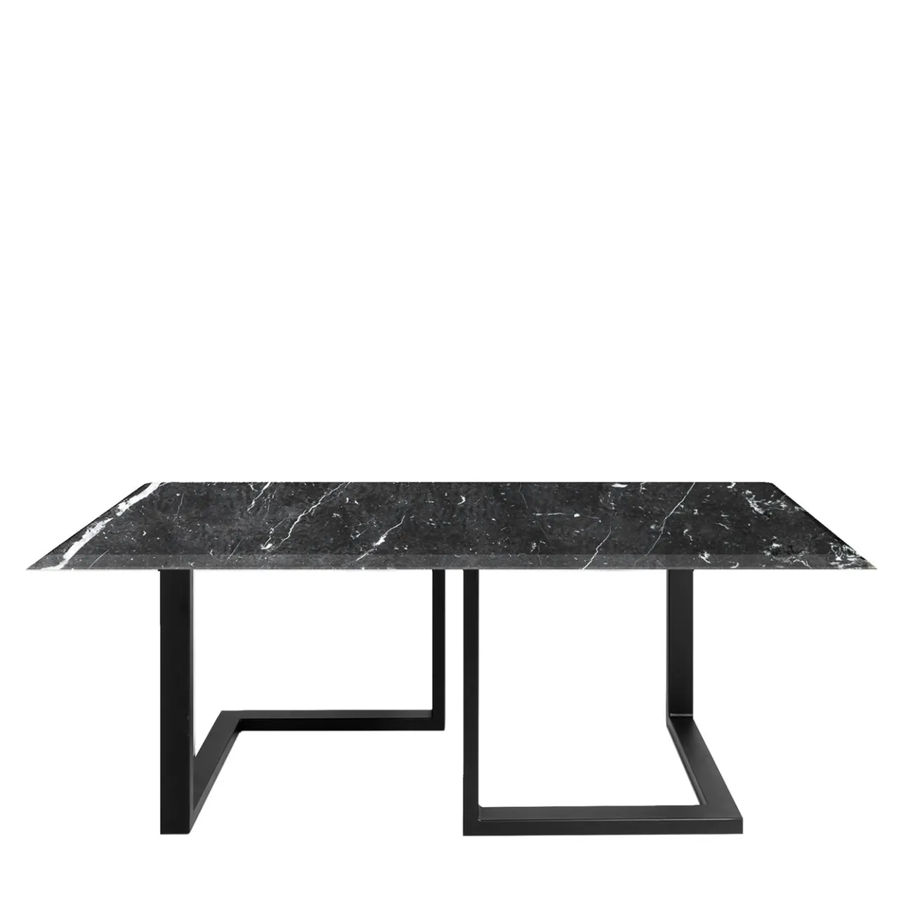La Sartoria del Marmo by Lombardi Marmi Dining Tables<Loreto Black Marquinia Dining Table