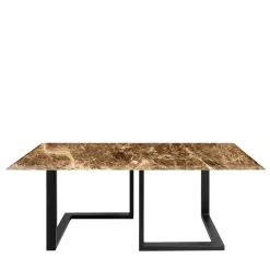 La Sartoria del Marmo by Lombardi Marmi Dining Tables<Loreto Marron Emperador Dining Table