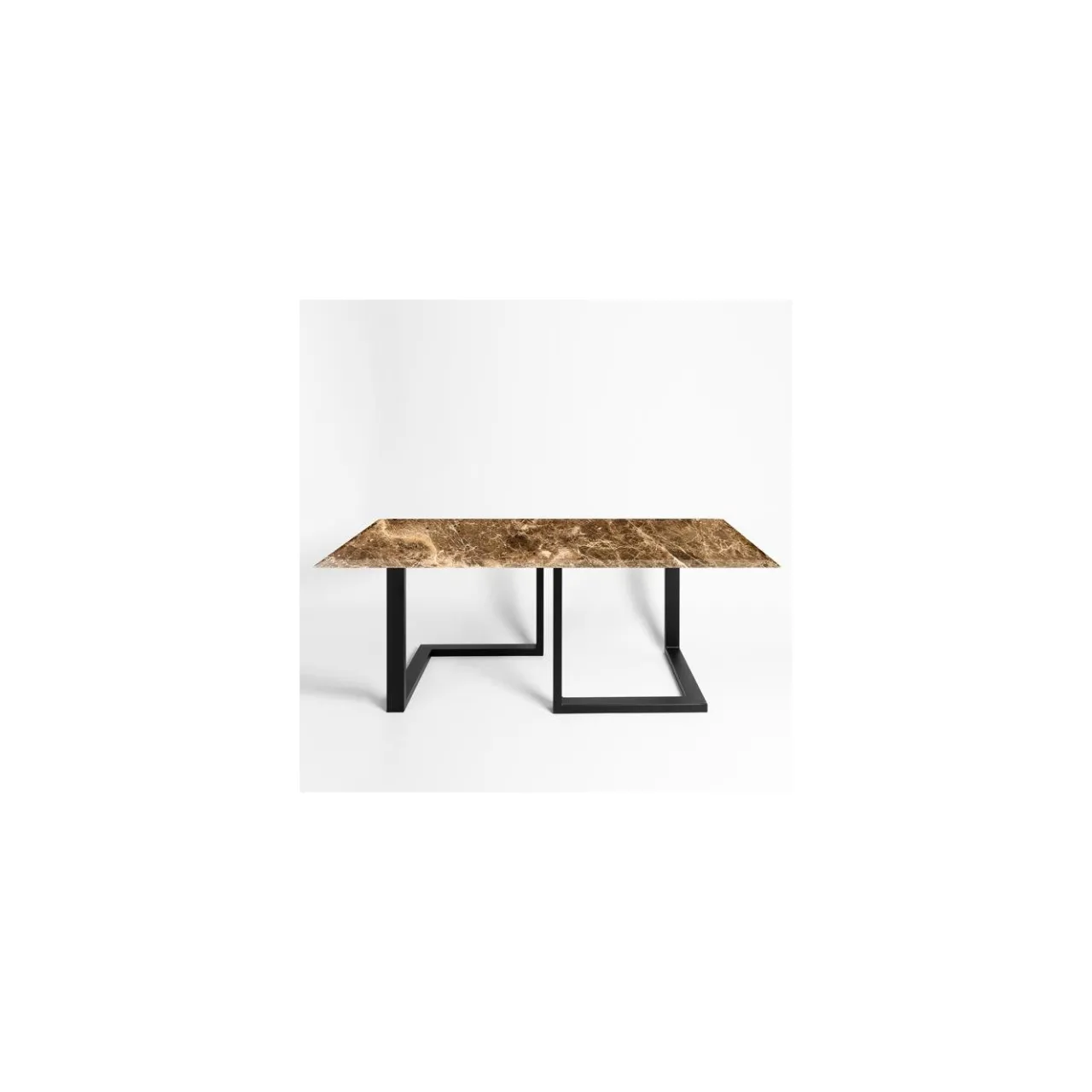 La Sartoria del Marmo by Lombardi Marmi Dining Tables<Loreto Marron Emperador Dining Table