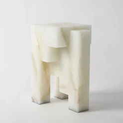 Pietro Franceschini Side Tables<Los Tres Deseos White Onyx Side Table
