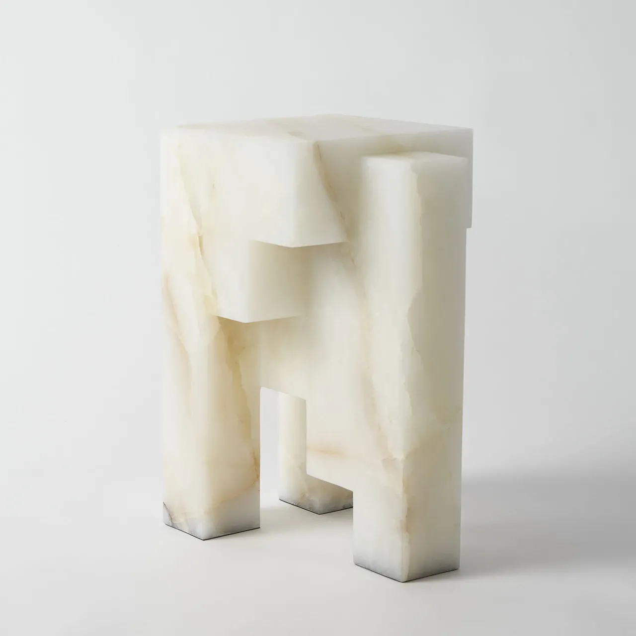 Pietro Franceschini Side Tables<Los Tres Deseos White Onyx Side Table