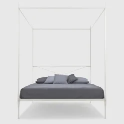 Lispi Beds<Lotto White Iron Canopy Double Bed