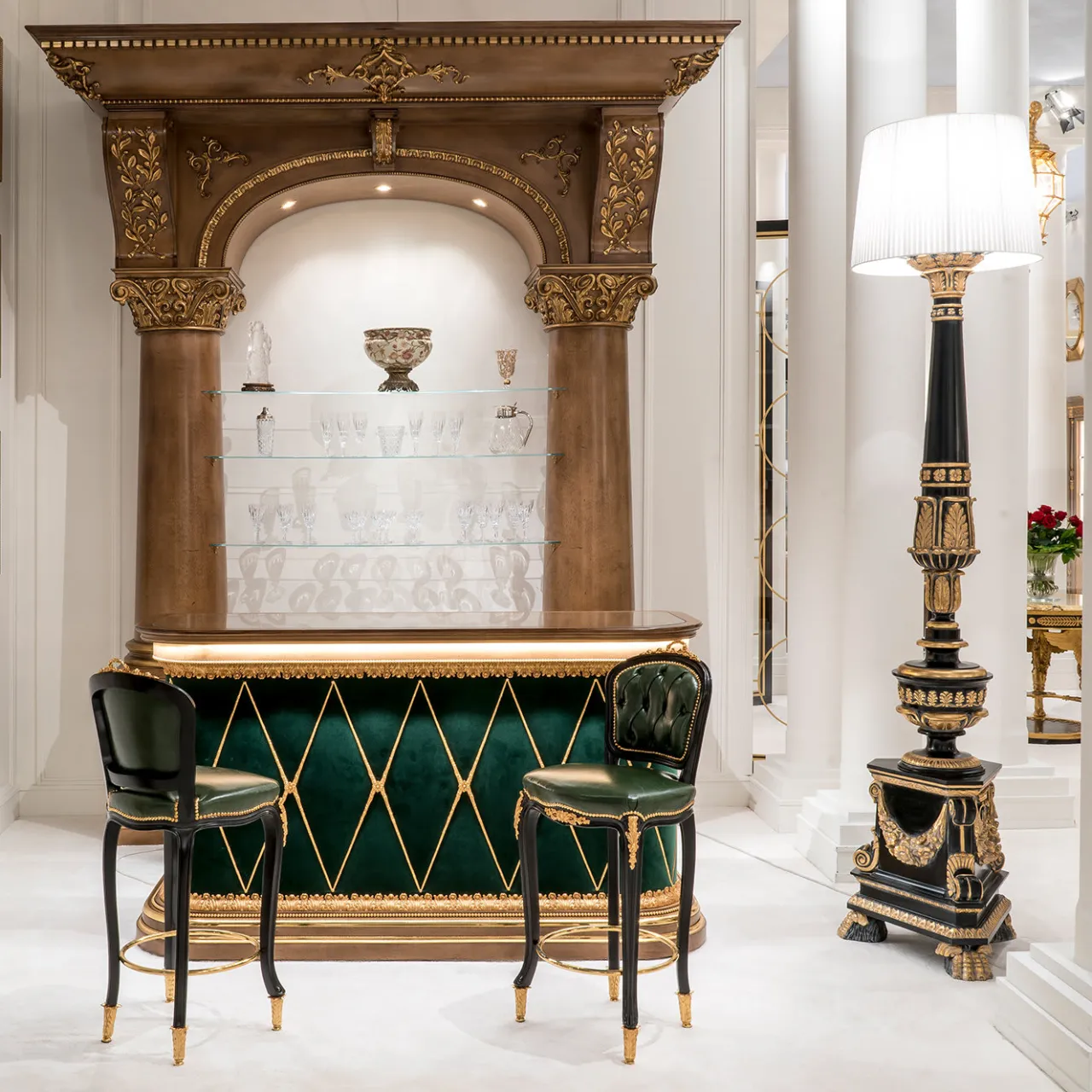CG Capelletti Bar Stools<Louis XV Style Stool