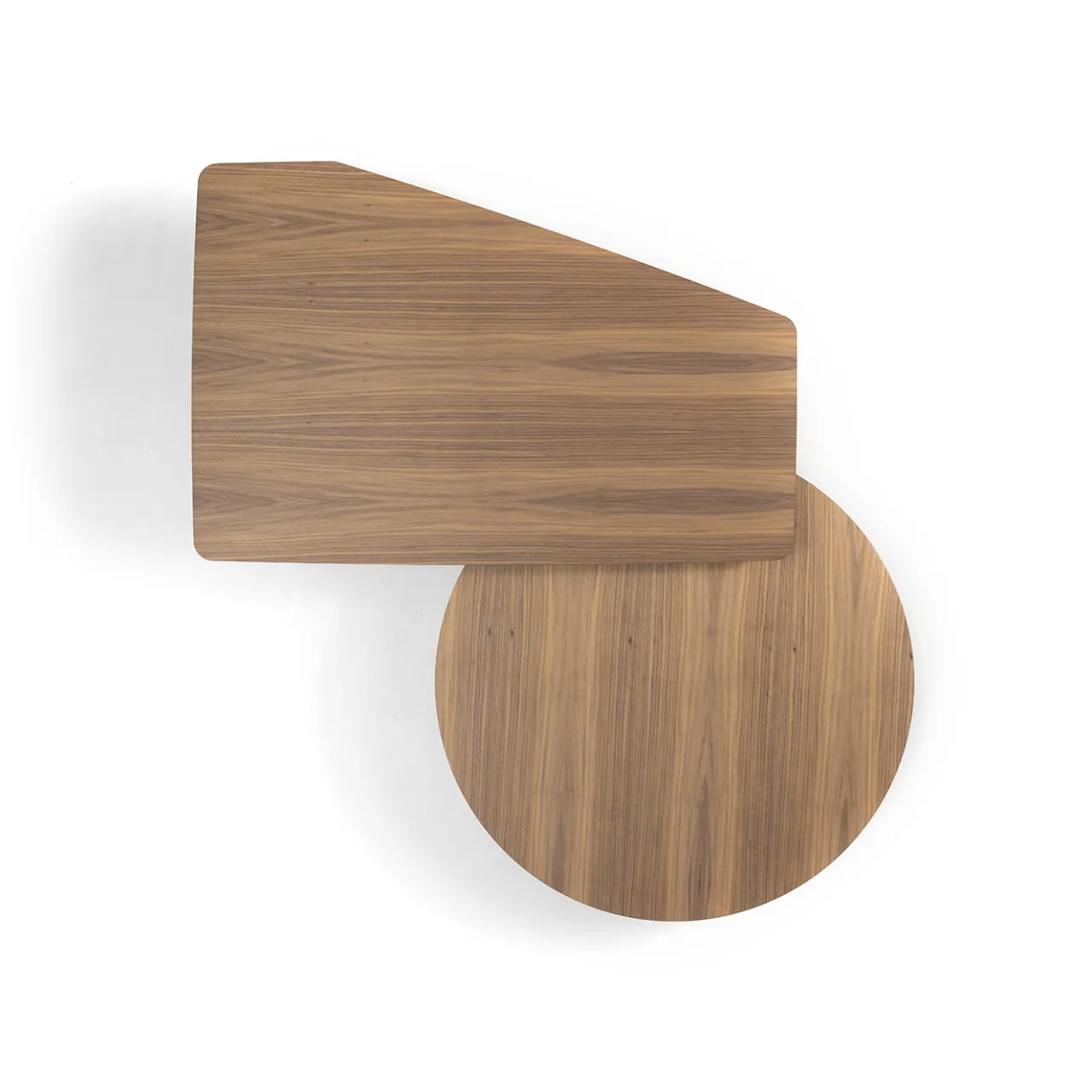 Sitia Nesting Tables<Lovers Brown Walnut Canaletto Nesting Table