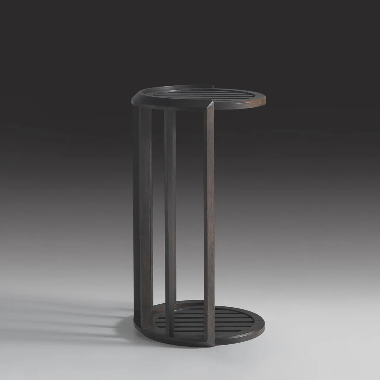 Annibale Colombo Outdoor Coffee Tables<Lucio High Round Iroko Outdoor Side Table