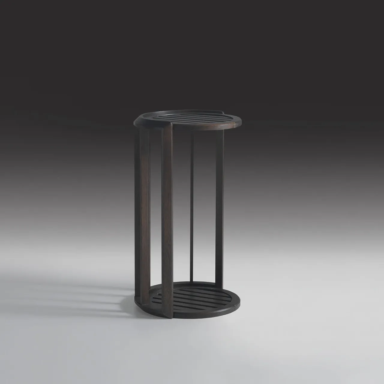 Annibale Colombo Outdoor Coffee Tables<Lucio High Round Iroko Outdoor Side Table