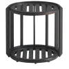 Annibale Colombo Outdoor Coffee Tables<Lucio Low Round Iroko Outdoor Coffee Table