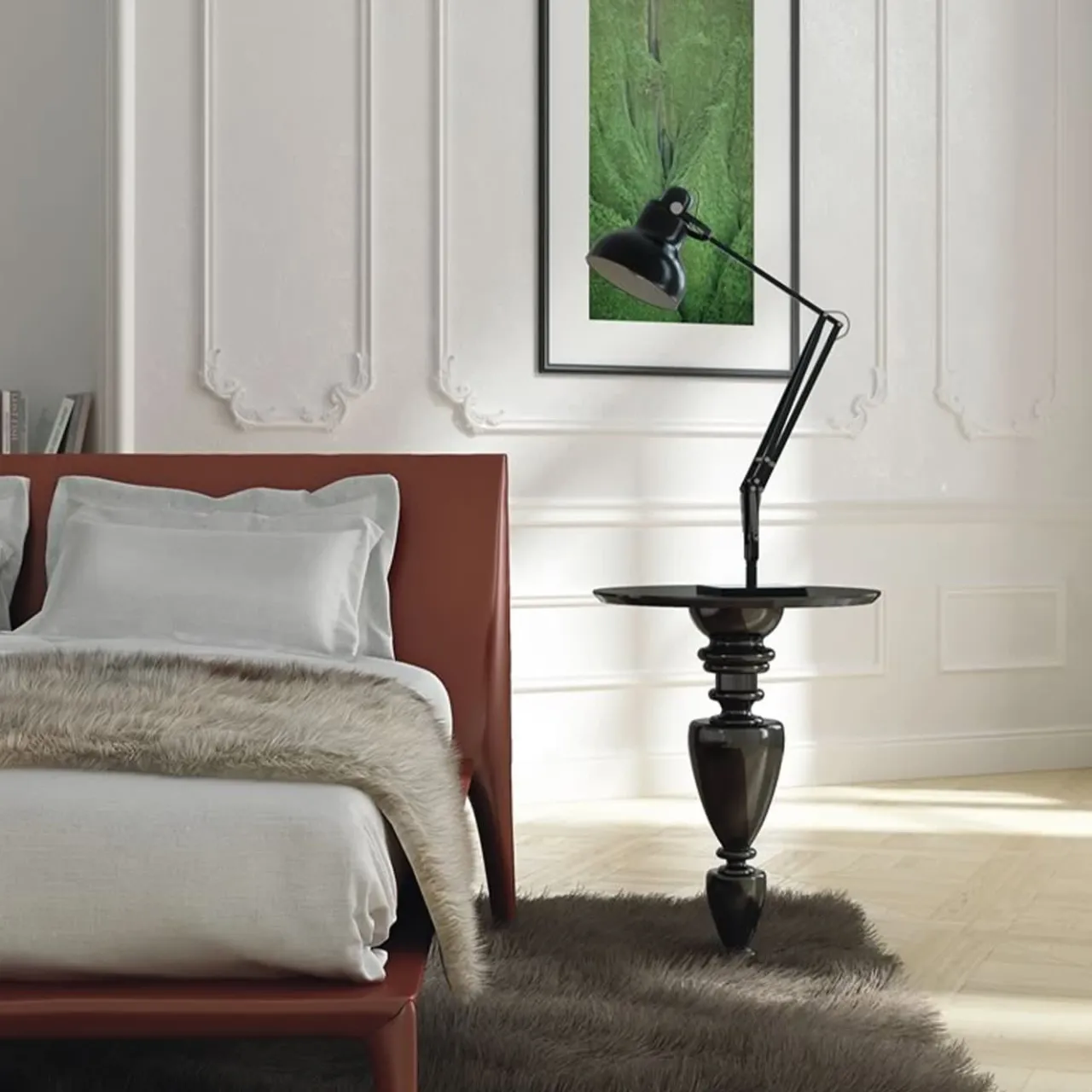 Inedito / Asnaghi Beds<Lucrezia Bed by Alberto Colzani