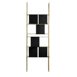 Chelini Bookcases<Ludo Brass Bookcase by Filippo Montaina