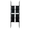 Chelini Bookcases<Ludo Modular Black Bookcase by Filippo Montaina