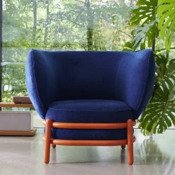 Gebrüder Thonet Vienna GmbH (GTV) – Wiener GTV Design Lounge Chairs<Luftballon Orange & Blue Lounge Chair