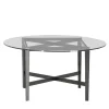 BBB Italia Dining Tables<Luigi Filippo Crystal Round Table by M. Laudani & M. Romanelli