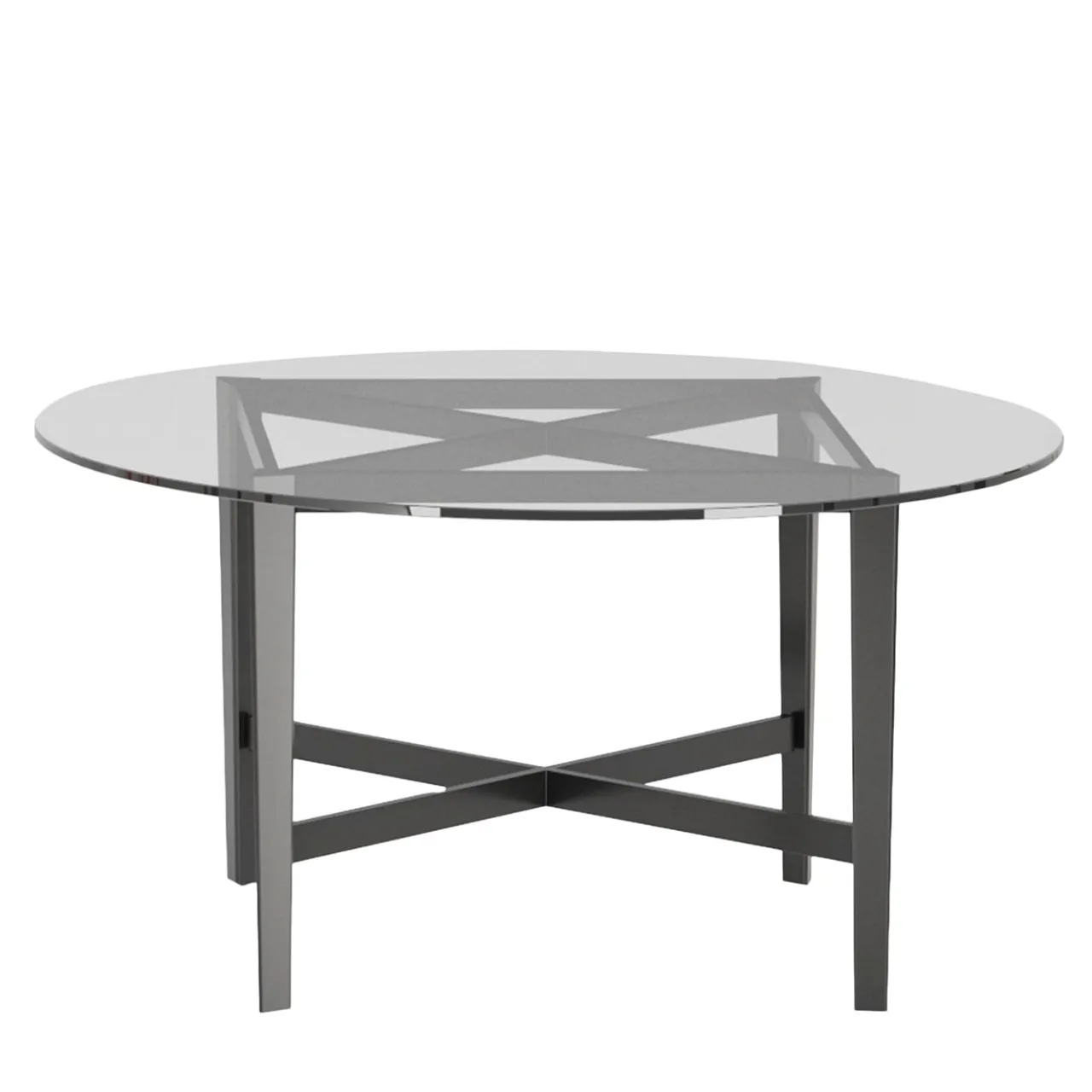 BBB Italia Dining Tables<Luigi Filippo Crystal Round Table by M. Laudani & M. Romanelli