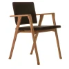 Cassina Chairs<Luisa by Franco Albini - Walnut & Black Upholstery