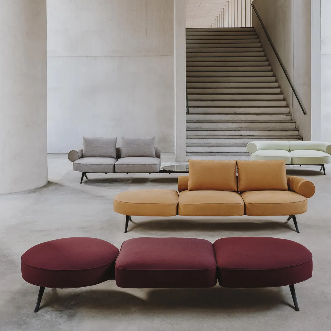 La Manufacture Benches<Luizet Modular Three-Seater by Luca Nichetto